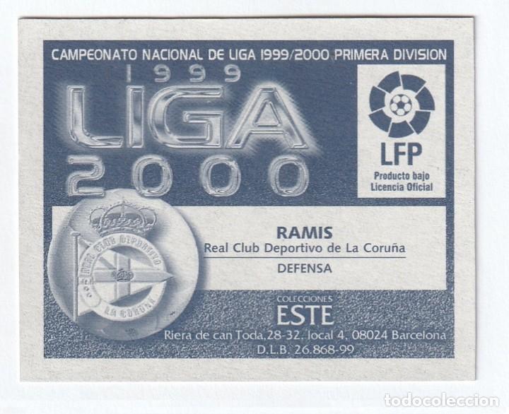 Cromos de f&uacute;tbol: ESTE 99-00 RAMIS. SIN PEGAR. - Foto 2