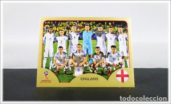 Fu&szlig;ball-Sticker: EDICI&Oacute;N SUIZA GOLD FIFA WORLD CUP 2018 RUSSIA PANINI ALINEACI&Oacute;N 573 INGLATERRA ENGLAND MUNDIAL RUSIA
