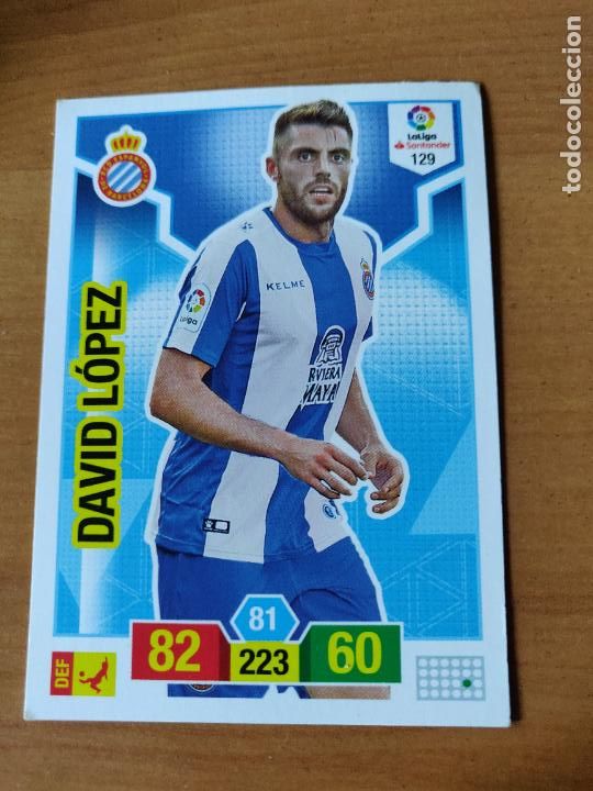 Cromos de f&uacute;tbol: ADRENALYN 18-19 DAVID L&Oacute;PEZ - Foto 1