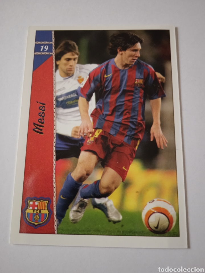 Cromos de f&uacute;tbol: Cromo de Messi Mundicromo 2007 - Foto 2