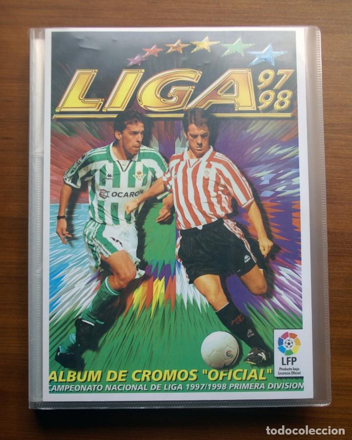 Cartes &agrave; collectionner de Football: ED. ESTE 97-98 COLECCI&Oacute;N COMPLETA, SIN PEGAR, DE B&Aacute;SICOS Y BAJAS.