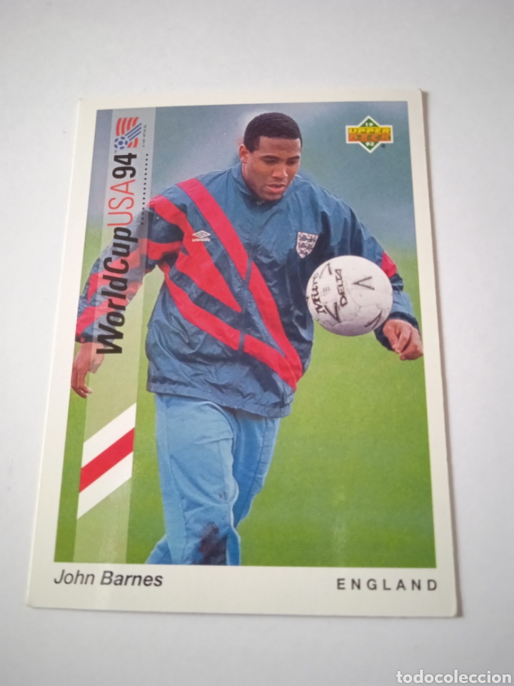 Cromos de f&uacute;tbol: Cromo de John Barnes USA 94 Upper Deck - Foto 2