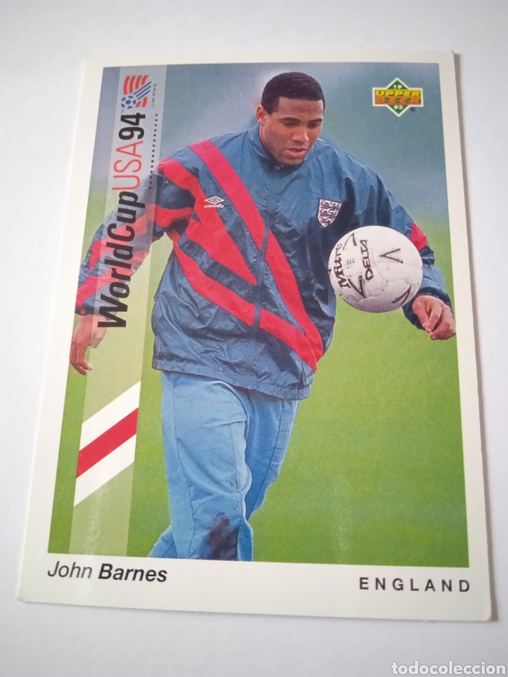 Cromos de f&uacute;tbol: Cromo de John Barnes USA 94 Upper Deck - Foto 1