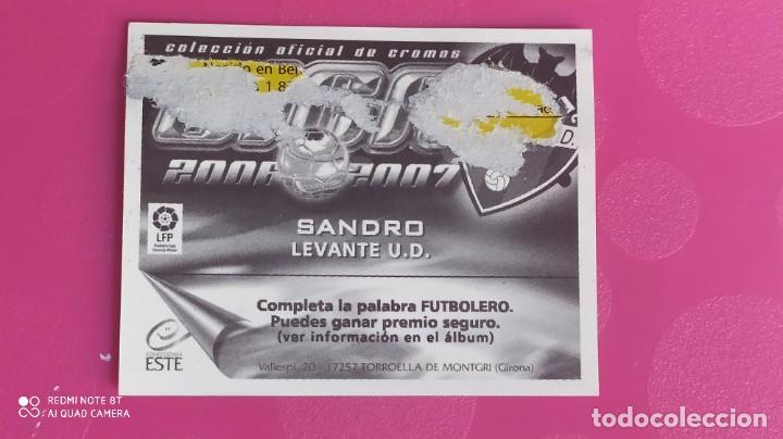 Cromos de f&uacute;tbol: SANDRO LEVANTE ESTE 06 07 2006 2007 - Foto 2
