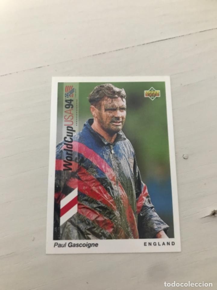 Cromos de f&uacute;tbol: Gascoigne - Foto 1