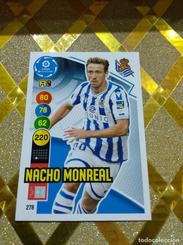 Fu&szlig;ball-Sticker: CROMO DE F&Uacute;TBOL NACHO MONREAL REAL SOCIEDAD NUMERO 278 ADRENALYN 2020 2021 PANINI !