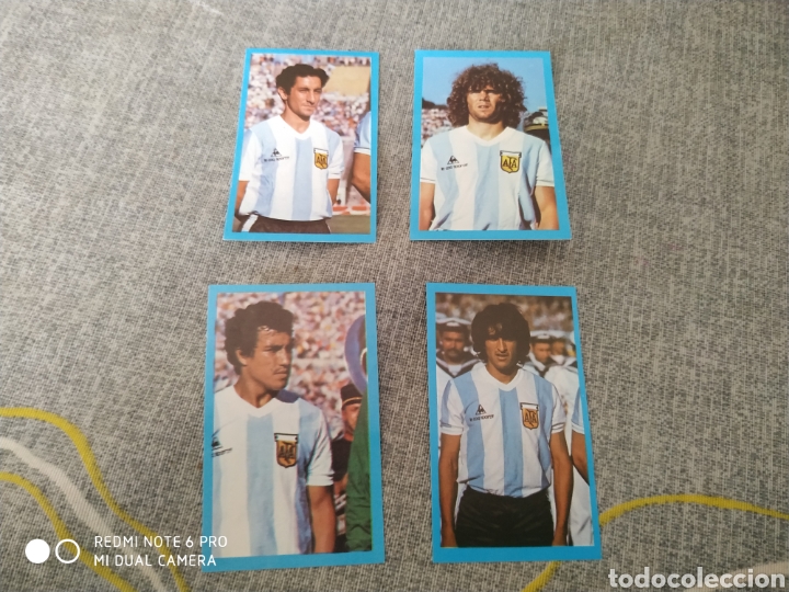 Cromos de Futebol: 4 CROMOS SELECCI&Oacute;N ARGENTINA HOMBRES DE ORO PARA EL MUNDIAL-GRAFOFFSET 1982 (NUEVO)