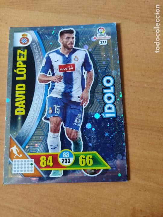 Figurine di Calcio: ADRENALYN 16-17 &Iacute;DOLO DAVID L&Oacute;PEZ