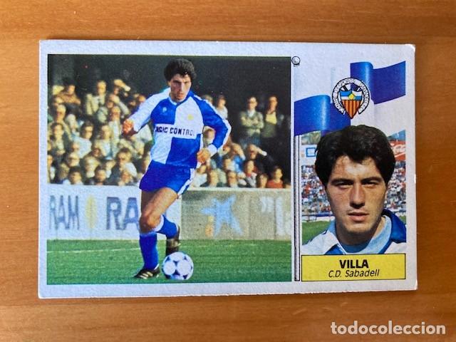 Football Stickers: VILLA SABADELL 86-87 ESTE BAJA NUNCA PEGADO