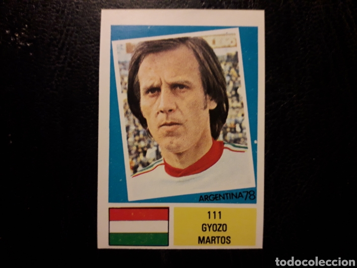 Football Stickers: MARTOS HUNGR&Iacute;A FHER MUNDIAL F&Uacute;TBOL ARGENTINA 78 1978. SIN PEGAR. N&deg; 111 PEDIDO M&Iacute;NIMO 3 &euro;. VER FOTOS