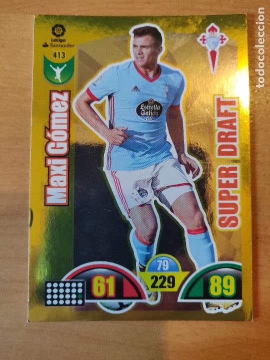 Cromos de f&uacute;tbol: ADRENALYN 17-18 SUPER DRAFT MAXI G&Oacute;MEZ - Foto 1