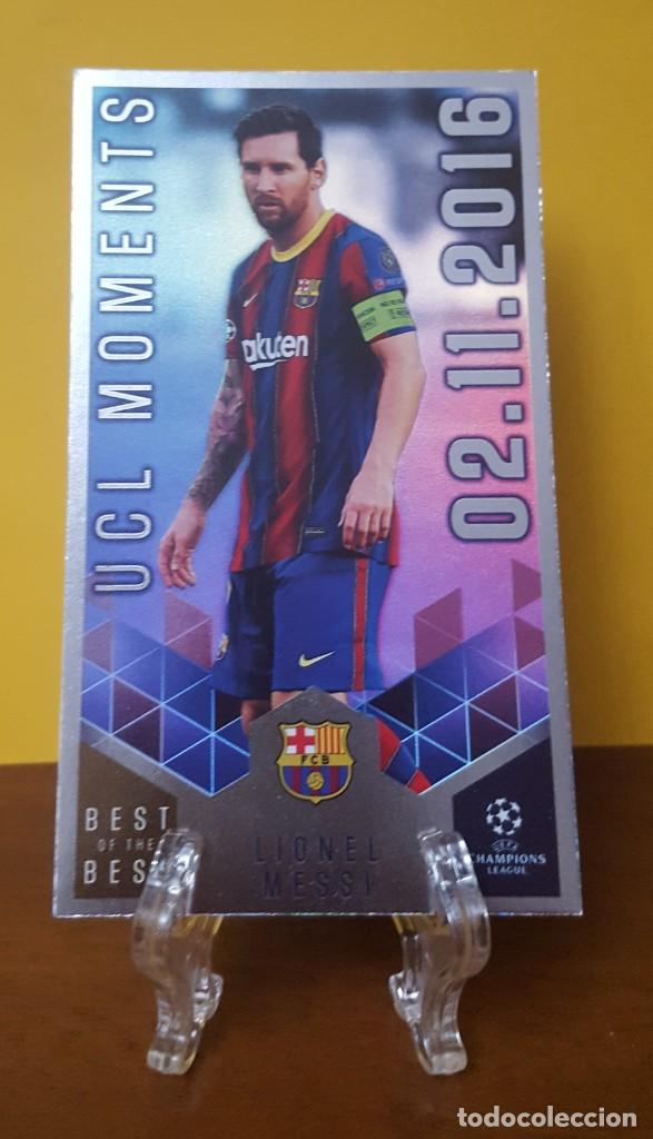 Fu&szlig;ball-Sticker: LIONEL MESSI 154 UCL MOMENTS-BEST OF THE BEST-TOPPS CHAMPIONS 2020-2021-TOPPS