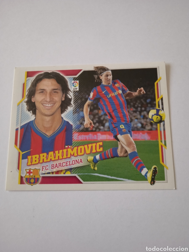 Cromos de f&uacute;tbol: Cromo de Ibrahimovic Este 10-11 - Foto 2