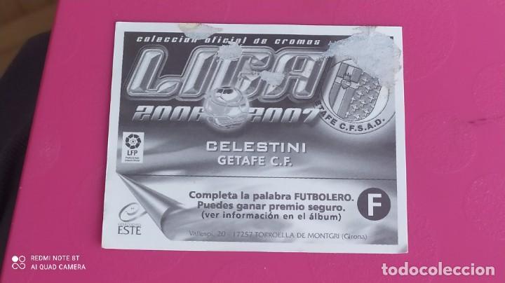Cromos de f&uacute;tbol: CELESTINI GETAFE ESTE 06 07 2006 2007 - Foto 2