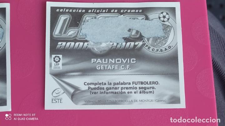 Cromos de f&uacute;tbol: PAUNOVIC GETAFE ESTE 06 07 2006 2007 - Foto 2