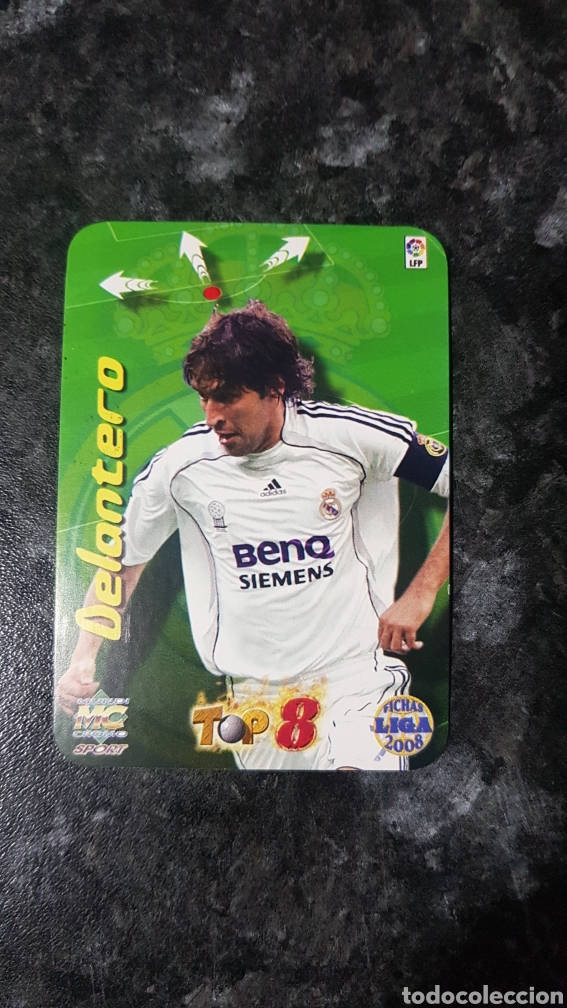 Cromos de f&uacute;tbol: 663 Raul ( top once 2008) brillo liso - Foto 2