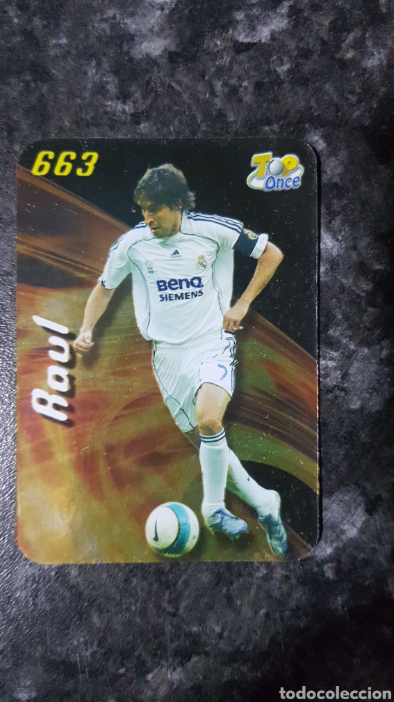 Cromos de f&uacute;tbol: 663 Raul ( top once 2008) brillo liso - Foto 1