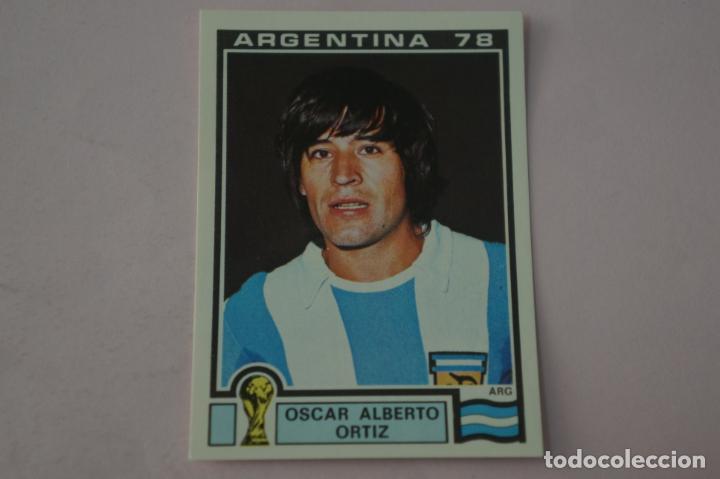 Cromos de F&uacute;tbol: CROMO DE FUTBOL OSCAR ALBERTO ORTIZ DE ARGENTINA SIN PEGAR N&ordm; 109 WORLD CUP STORY DE PANINI