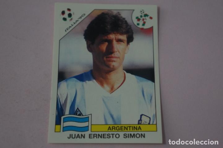 Football Stickers: CROMO DE FUTBOL JUAN ERNESTO SIMON DE ARGENTINA SIN PEGAR N&ordm; 214 WORLD CUP STORY DE PANINI