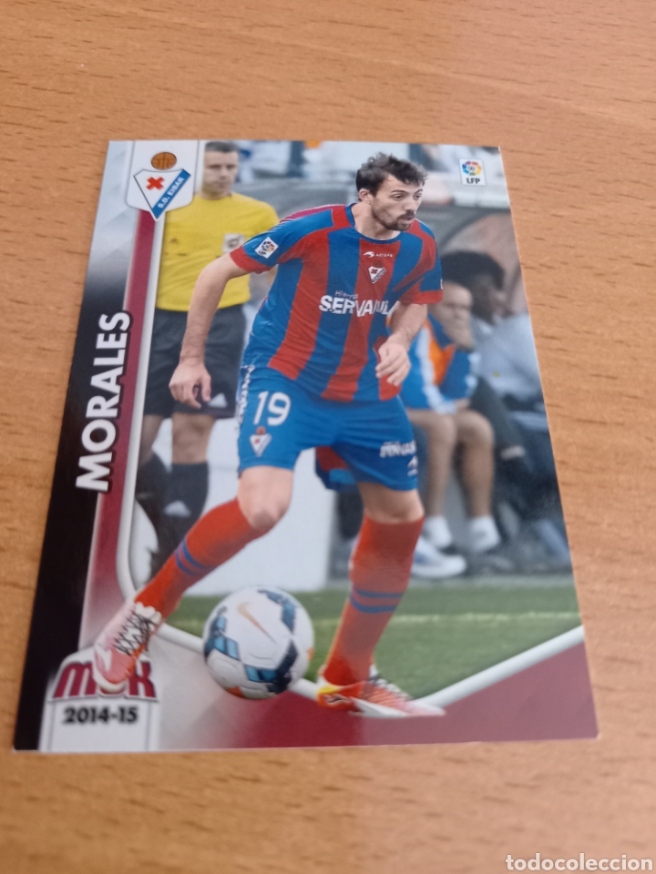 Figurine di Calcio: Panini megacracks 2014 2015 14 15 142 Morales Eibar