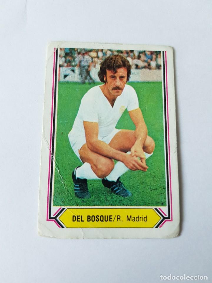 Cromos de f&uacute;tbol: Cromo Del Bosque - R. Madrid - Foto 1