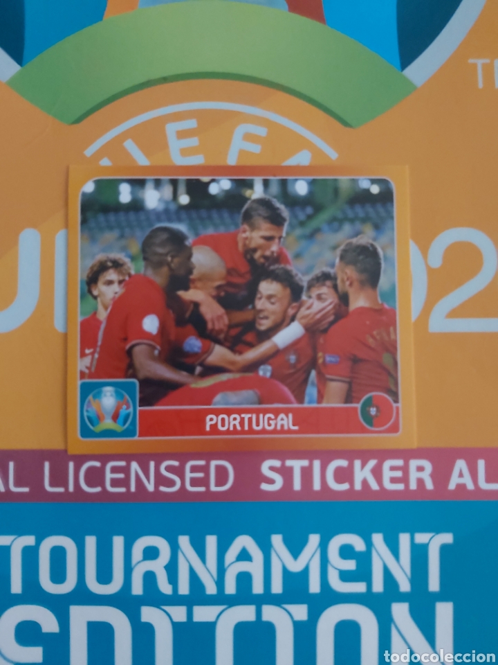 Figurine di Calcio: CELEBRACI&Oacute;N PORTUGAL N&Uacute;MERO 570 EURO 2020