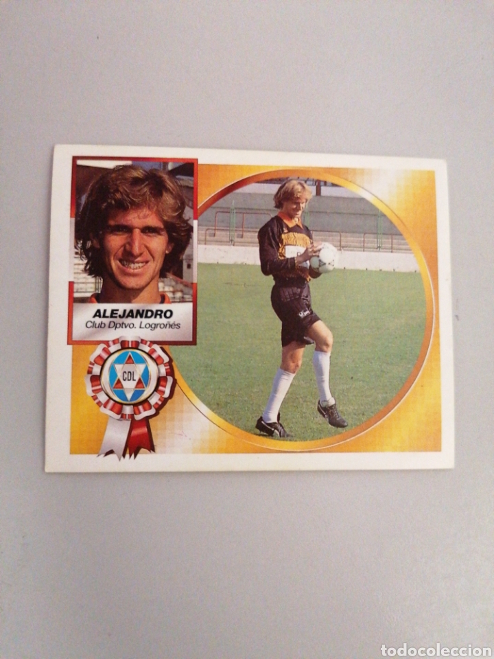 Cromos de f&uacute;tbol: EDICIONES ESTE 94 95 1994 1995 ALEJANDRO NUNCA PEGADO SIN PEGAR LOGRO&Ntilde;ES - Foto 1
