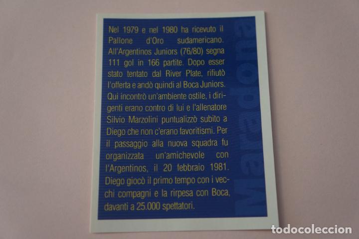 Cromos de F&uacute;tbol: CROMO DE FUTBOL IL PIU GRANDE MARADONA SIN PEGAR N&ordm; 39 A&Ntilde;O 2005 DE PREZIOSI COLLECTION