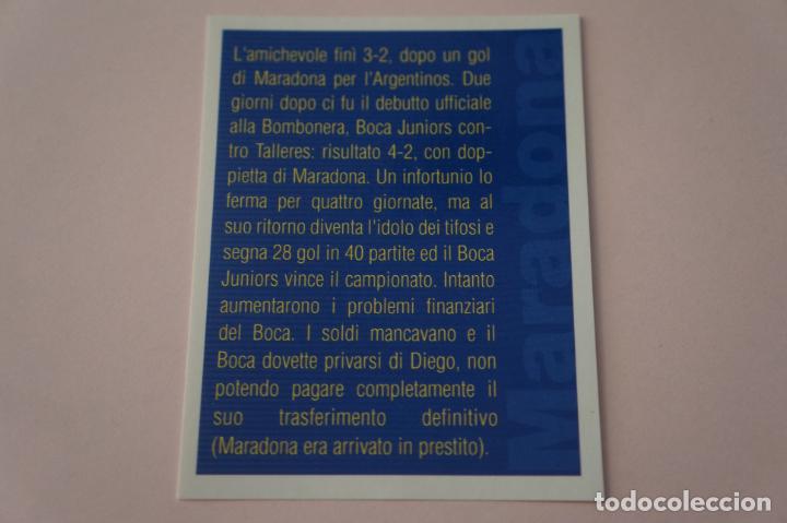 Cromos de F&uacute;tbol: CROMO DE FUTBOL IL PIU GRANDE MARADONA SIN PEGAR N&ordm; 41 A&Ntilde;O 2005 DE PREZIOSI COLLECTION