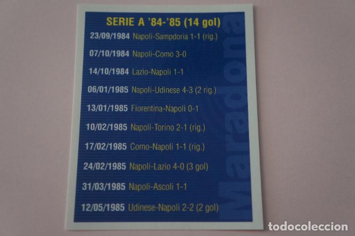 Cromos de F&uacute;tbol: CROMO DE FUTBOL IL PIU GRANDE MARADONA SIN PEGAR N&ordm; 95 A&Ntilde;O 2005 DE PREZIOSI COLLECTION