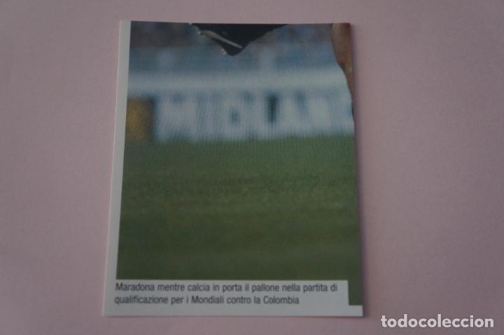 Cromos de F&uacute;tbol: CROMO DE FUTBOL IL PIU GRANDE MARADONA SIN PEGAR N&ordm; 100 A&Ntilde;O 2005 DE PREZIOSI COLLECTION