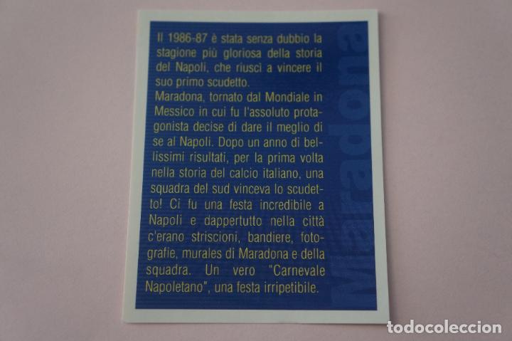 Cromos de F&uacute;tbol: CROMO DE FUTBOL IL PIU GRANDE MARADONA SIN PEGAR N&ordm; 155 A&Ntilde;O 2005 DE PREZIOSI COLLECTION