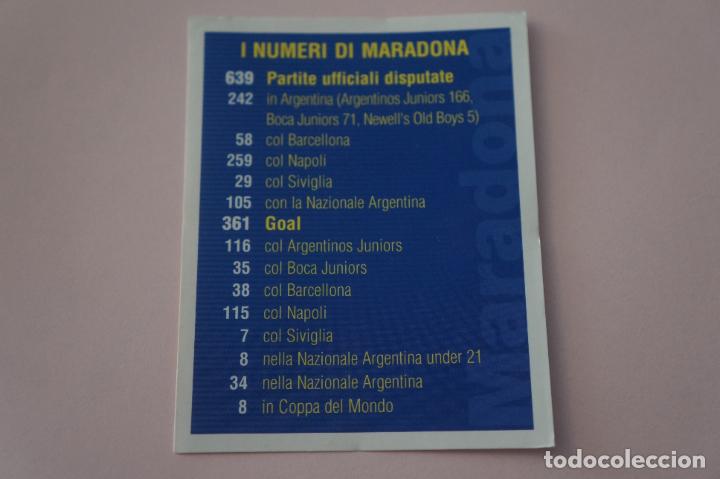 Cromos de F&uacute;tbol: CROMO DE FUTBOL IL PIU GRANDE MARADONA SIN PEGAR N&ordm; 300 A&Ntilde;O 2005 DE PREZIOSI COLLECTION