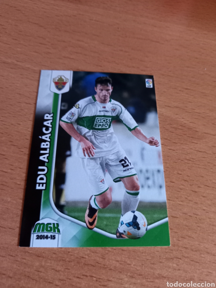 Fu&szlig;ball-Sticker: Panini megacracks 2014 2015 14 15 152 Edu Albacar Elche