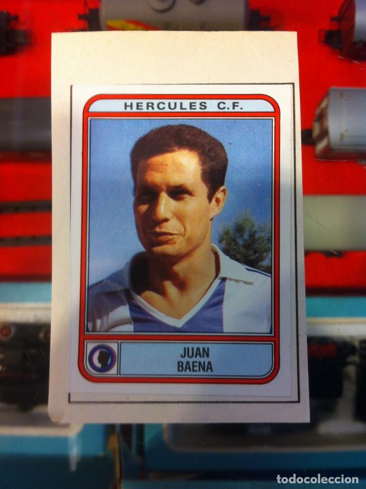 Cromos de Futebol: &Aacute;LBUM F&Uacute;TBOL 82. PANINI. 1981-82. 1 CROMO USADO.H&Eacute;RCULES: JUAN BAENA.