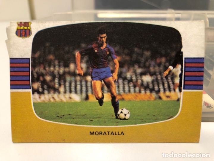 Cartes &agrave; collectionner de Football: Moratalla FC Barcelona Cromos Cano 84-85 sin pegar muy buen estado