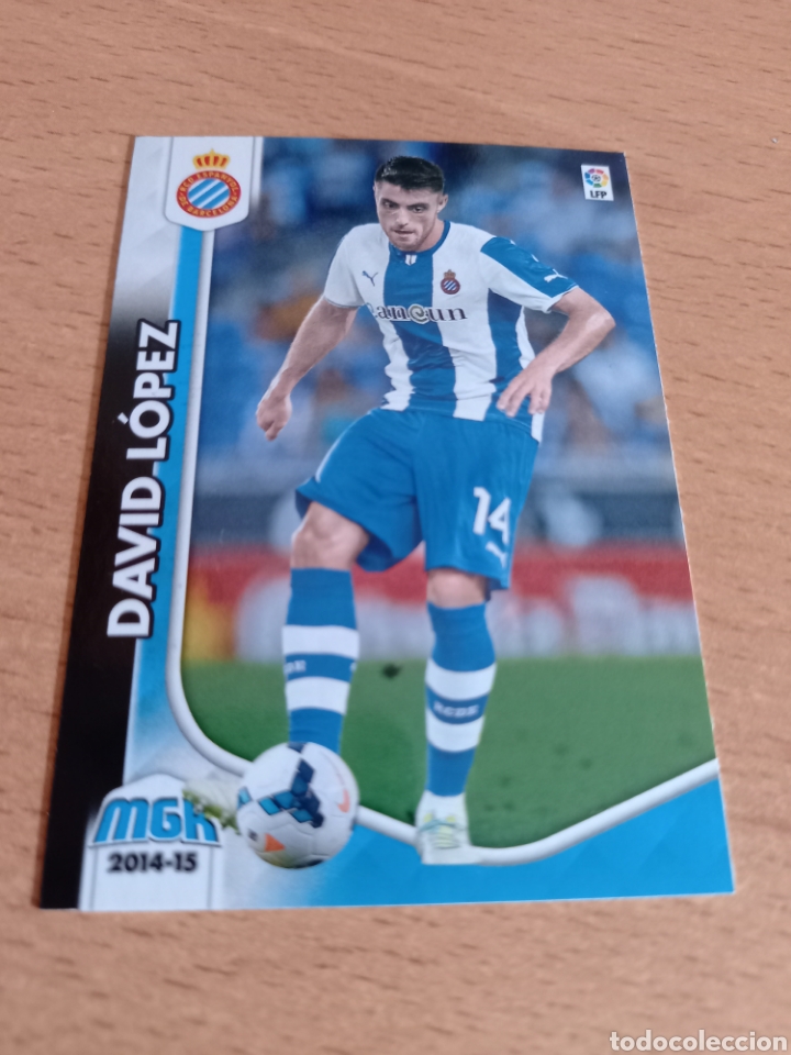 Fu&szlig;ball-Sticker: Panini megacracks 2014 2015 14 15 172 David L&oacute;pez Espanyol
