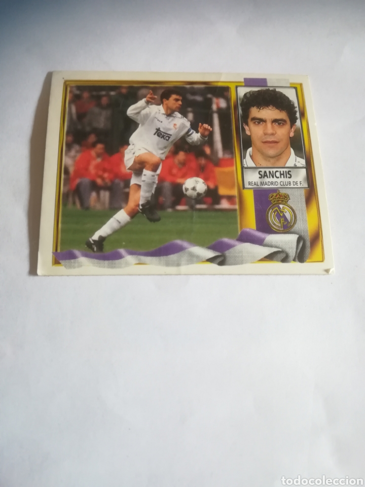 Cromos de f&uacute;tbol: Cromo R. Madrid SANCHIS - Foto 1