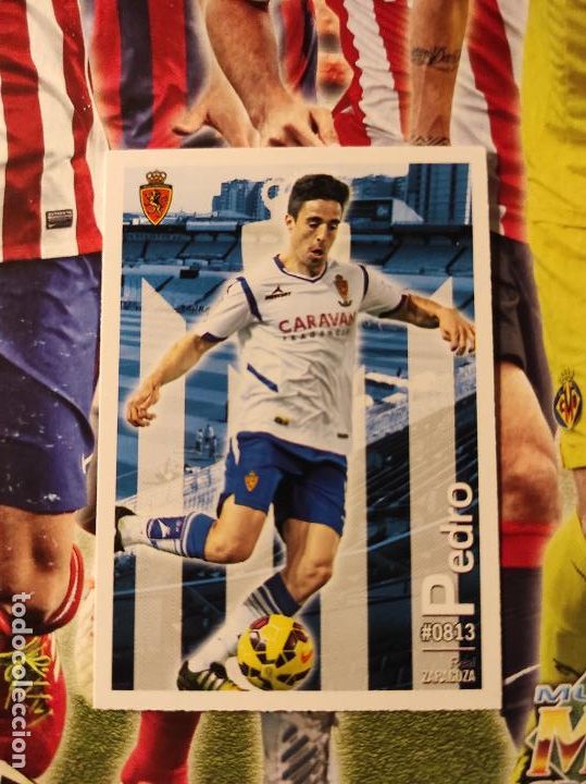 Figurine di Calcio: 813 PEDRO ZARAGOZA MUNDICROMO FICHAS QUIZ LIGA 2015 2016 15 16