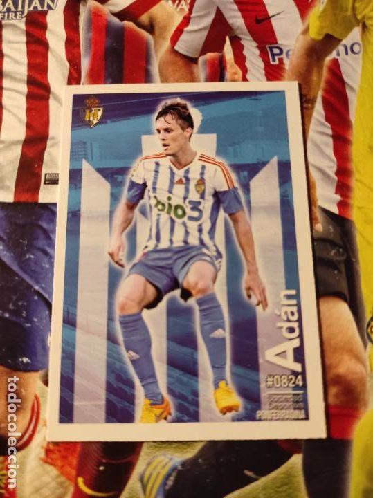 Cartes &agrave; collectionner de Football: 824 ADAN PONFERRADINA MUNDICROMO FICHAS QUIZ LIGA 2015 2016 15 16