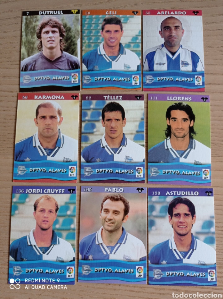 Cartes &agrave; collectionner de Football: F&Uacute;TBOL 14 CROMOS DEPORTIVO ALAV&Eacute;S EQUIPO COMPLETO TOP 2003 MUNDICROMO 2002 2003