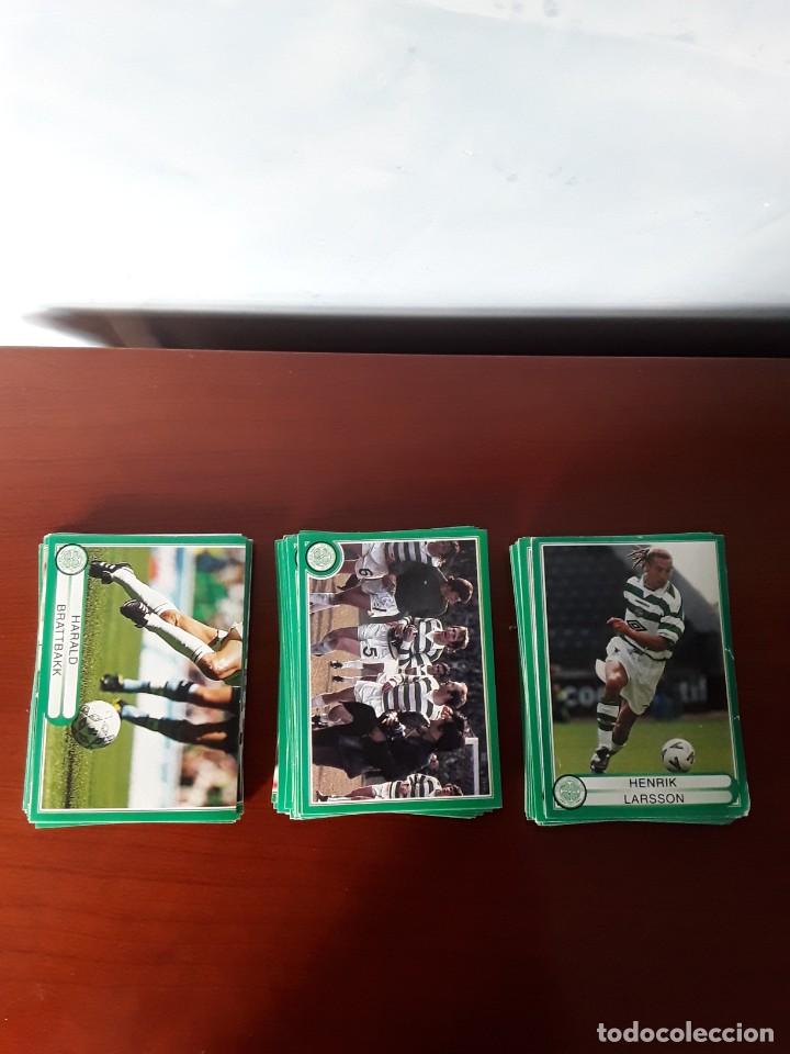 Cromos de F&uacute;tbol: Colecci&oacute;n incompleta de los Celtic de Glasgow F&uacute;tbol