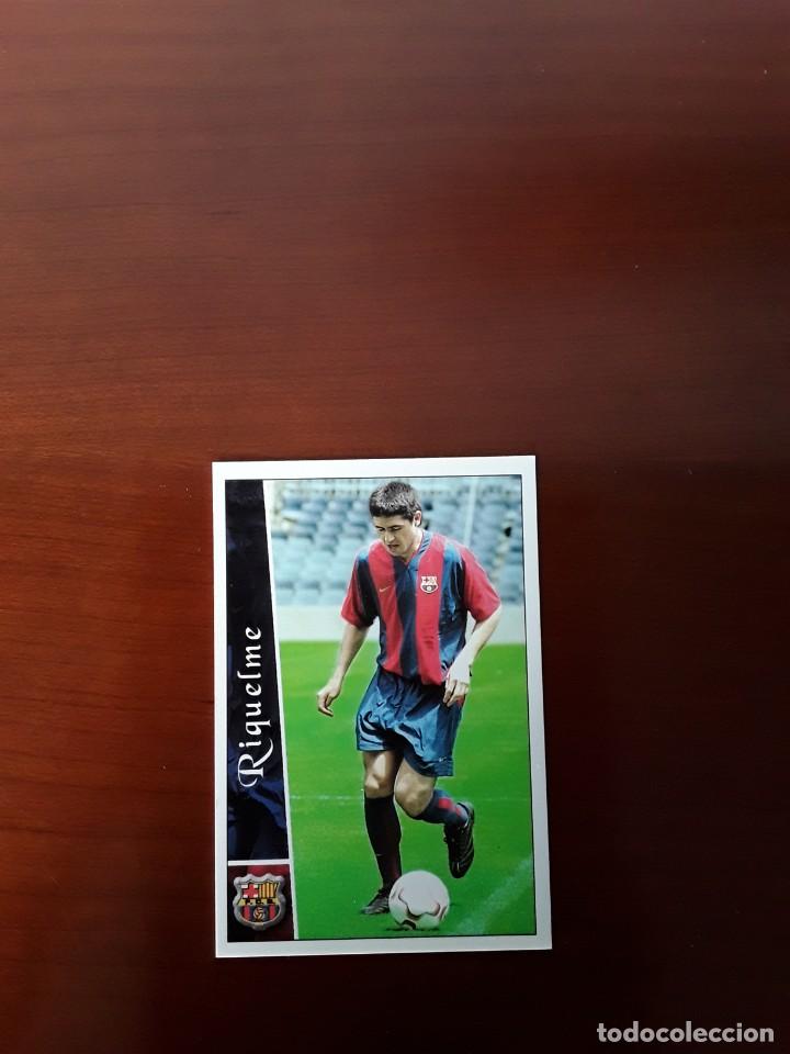 Figurine di Calcio: MUNDICROMO FICHAS LIGA 2003 N&ordm; 102 RIQUELME (FC BARCELONA) - FUTBOL CROMO 2002 03 BAR&Ccedil;A