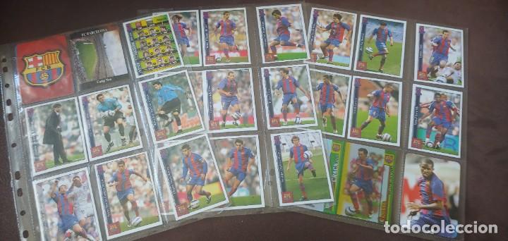 Cromos de Futebol: LOTE 27 CROMOS FUTBOL F.C. BARCELONA MUNDICROMO LAS FICHAS DE LA LIGA 2005-2006