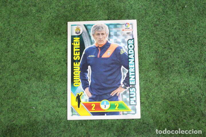 Cromos de F&uacute;tbol: 482 QUIQUE SETI&Eacute;N ADRENALYN XL 2016 2017 16 17 LALIGA SANTANDER