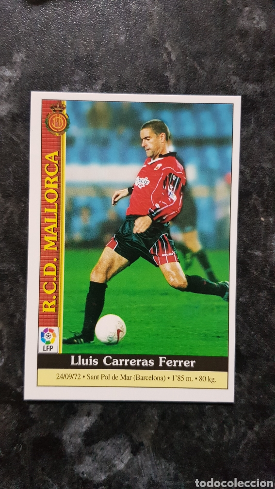 Cromos de Futebol: N&deg; 46 Carreras ficha de la liga 1999/2000 mundicromo