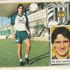 Cromos de Fútbol: DE LOS SANTOS FICHAJE 6 BIS DEL MERIDA,ED.ESTE 1997 1998 SIN PEGAR. Lote 272057208