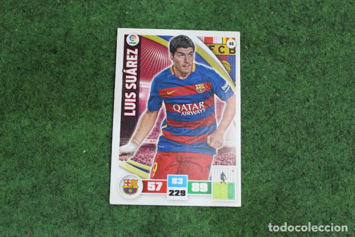 Cromos de F&uacute;tbol: 046 LUIS SU&Aacute;REZ ADRENALYN XL 2015-16 LALIGA SANTANDER