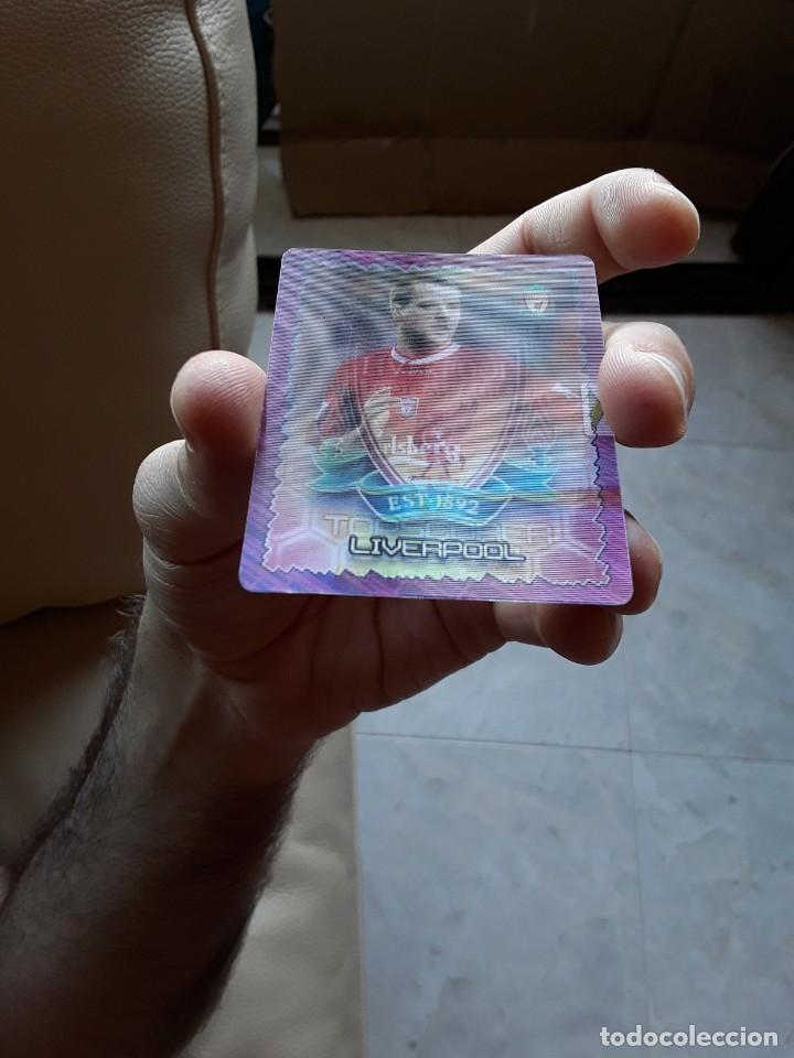 Cromos de f&uacute;tbol: Cromo tridimensional del Liverpool - Foto 1