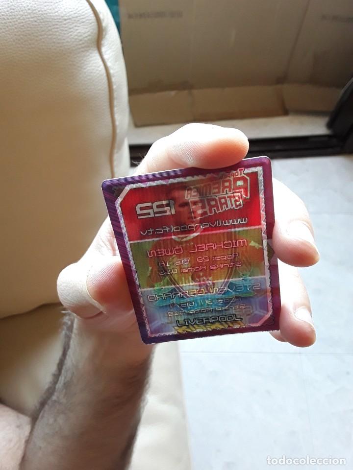 Cromos de f&uacute;tbol: Cromo tridimensional del Liverpool - Foto 2